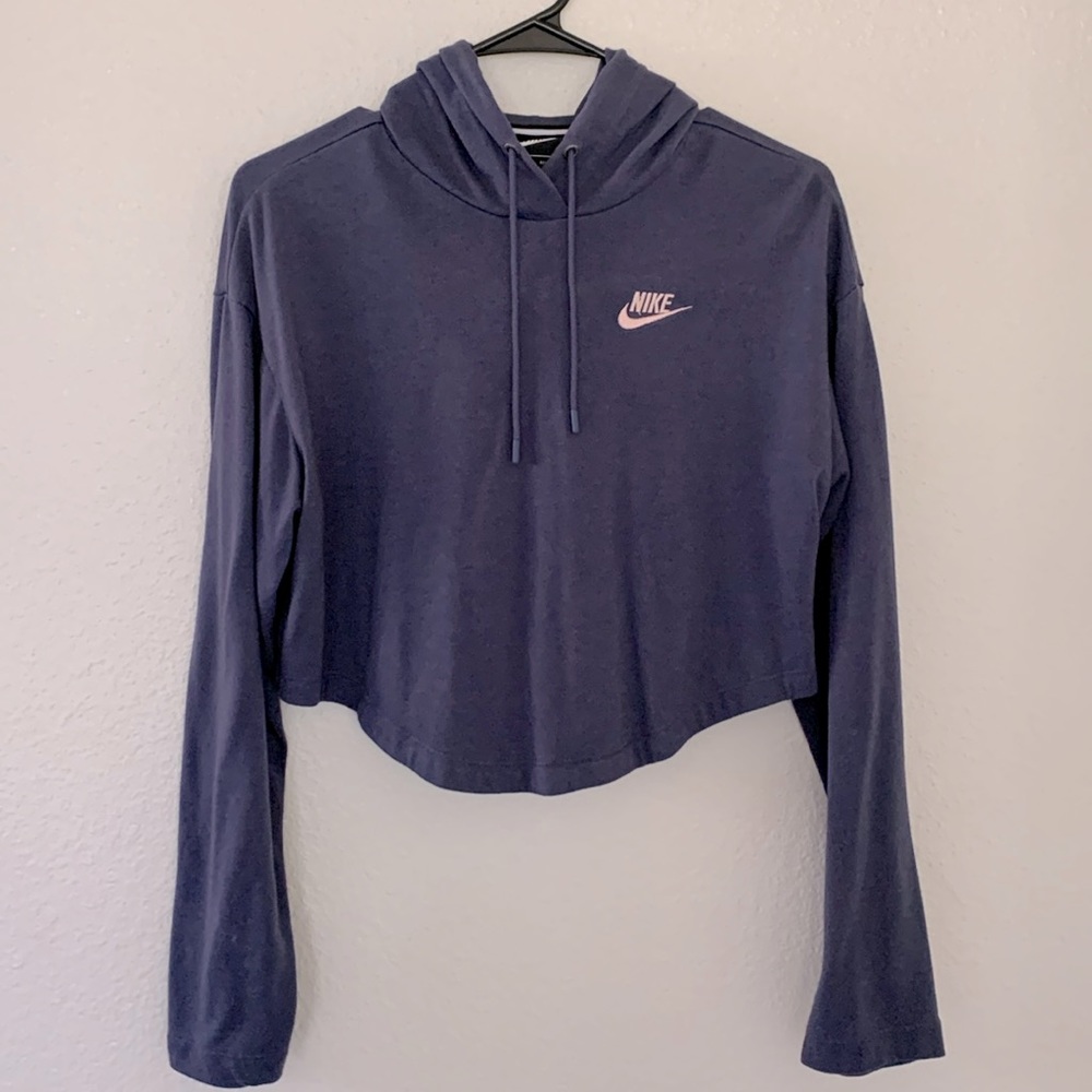 Nike semi cropped hoodie